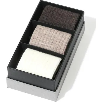 Pánské ponožky Set 3 párů ponožek z merino vlny Art.175 MI003, BOX3 (3) Velikost: 41/43