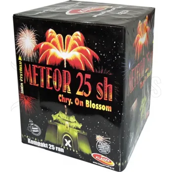 Zábavní pyrotechnika Kompakt 25ran / 30mm Meteor O