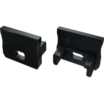 LED lišta Led-Labs Koncovka pro LED profil LUMINES A, černá, s otvorem