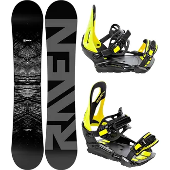 Snowboard RAVEN Snowboard set Raven Mystic + vázání Raven S230 163cm ZELENÁ|ČERNÁ|ŠEDÁ 2023