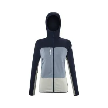 Dámská mikina Millet FUSION GRID HOODIE Women FOGGY DEW/SAPHIR NEW modrá S