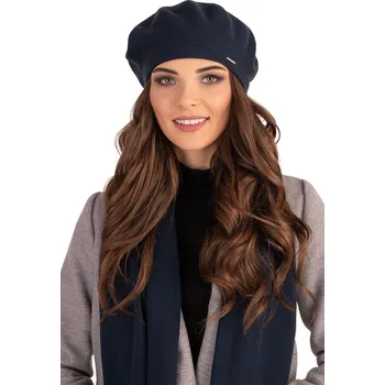 Čepice Baret a šálek Vivisence 7005Kmpl Barva: Modrá - tmavě, Velikost: UNI