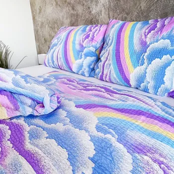 Povlak na polštářek Krepový povlak na polštář - Obláčky Zapínání: knoflík, Velikost polštáře: 50x70