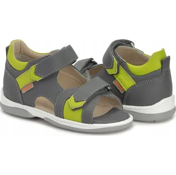 Dámská obuv Sandály MEMO KRIS velikost 26 šedo-zelené