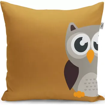 Polštář Sablio Polštář Kreslená sova - 40x40 cm