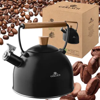 Varná konvice Tradiční ocelová Konvice Gerlach 2,5 l černá