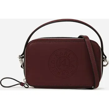 Kabelka CROSSBODY KARL LAGERFELD K/CIRCLE TOP HANDLE CB WINDSOR BURGUNDY