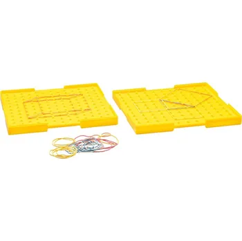 Set školních potřeb Wissner Geometrická deska oboustranná žlutá velká