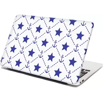 samolepka Sablio Samolepka na notebook Hvězdy a kotvy - 29x20 cm
