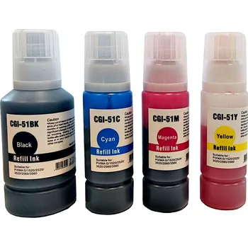 Inkoust Canon GI-51 kompatibilní CMYK