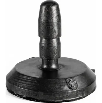 Připínací penis Sinnovator Vac-U-Lock Compatible Suction Cup II Sinnovator Black, silikonová Vac-U-Lock kompatibilní přísavka