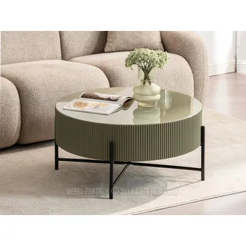 Konferenční stolek Konferenční stolek MAGNER - zelený / černý