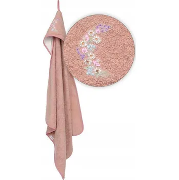 Prostěradlo Kryt s kapucí BabyMatex 80 x 80 cm růžový