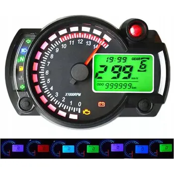 Hodiny Univerzální motocyklové hodiny otáčkoměr rychloměr KOSO Replika