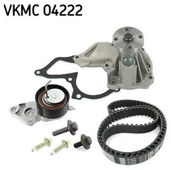 Vodní pumpa motoru Sada rozvodů - řemen s kladkami a vodní pumpa SKF VKMC 04222