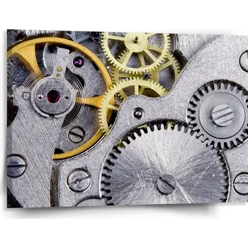 Obraz Sablio Obraz Hodinový strojek - 150x110 cm