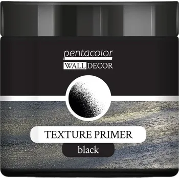 barva na zeď pentart Texturovací pasta Wall Decor 500ml černá