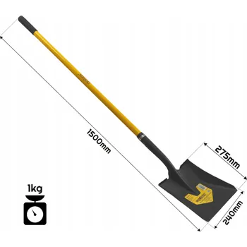 Sada nářadí CROWNMAN Lopata na písek 150 cm na písek s rukojetí, pevná dlouhá