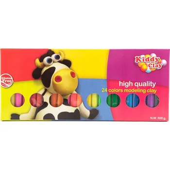 Modelovací hmota _Ostatní 1_ Modelína Nara 500g set 12 barev hmota modelovací v krabičce 00110008