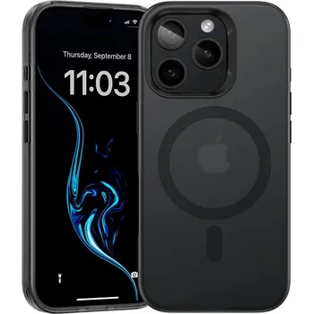 Pouzdro na mobilní telefon Zadní kryt Magnetic Lucid Armor Benks pro iPhone 16 Pro Max černý (tlačítko ovládání fotoaparátu)