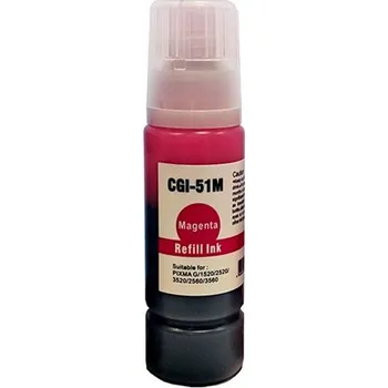Inkoust Canon GI-51M kompatibilní purpurový
