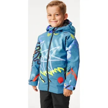 Zimní bunda Polar, Kobaltová, Fantazie - vel. 104/110