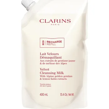 Clarins VELVET CLEANSING MILK odličovací mléko - náhradní náplň 400 ml