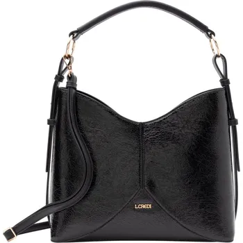 Kabelka L.Credi dámská stylová kabelka přes rameno - černá