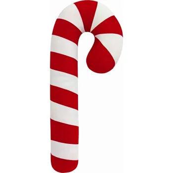 Dekorativní polštářek Tvarovaný polštář VÁNOČNÍ LÍZÁTKO - 38 cm