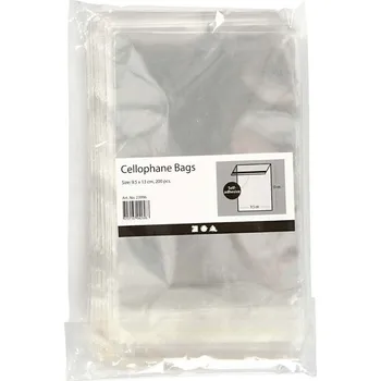 Obálka creativ company Celofánové obaly na obálky 13 × 9,5 cm (200 ks)
