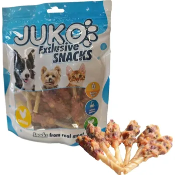 Pamlsek pro psa Exquisite Chicken & vegetable Kabob JUKO Snacks 250 g