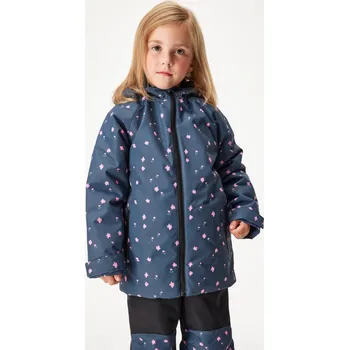 Dívčí bunda Zimní bunda Polar, Květiny - vel. 98/104