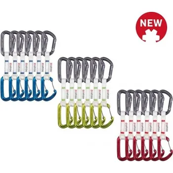 Jištění Ocún Hawk QD Combi Bio-Dyn-Ring 15 mm 6pack Barva: Zelená