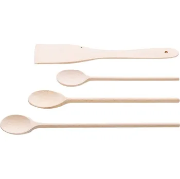 Vařečka Sada vařeček MARIBOR, 4 ks dřevěné KL-17253