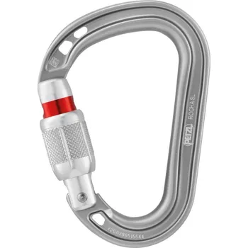 karabina Petzl Rocha Screw Lock Barva: Šedá
