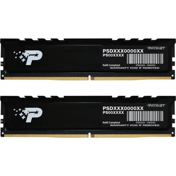 Operační paměť PATRIOT Signature Premium 32GB DDR5 5600MT/s / DIMM / CL46 / 1,1V / Kit 2x 16GB