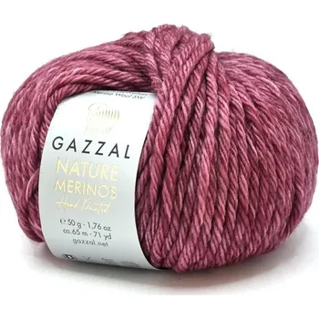 Příze Vlna NATURE MERINOS Gazzal 8315 růžová