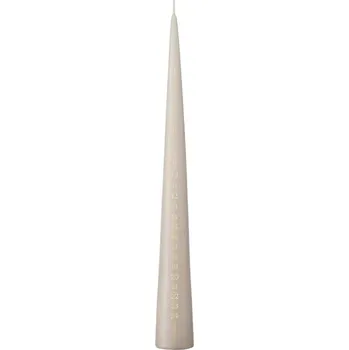 Svíčka ester & erik Adventní svíčka Cone 37 cm – 22 Linen Grey
