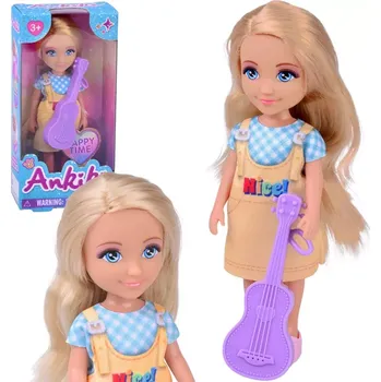 Panenka ankiki panenka s kytarou 14 cm