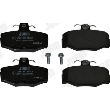 Brzdová destička Sada brzdových destiček, kotoučová brzda JURID 571421J