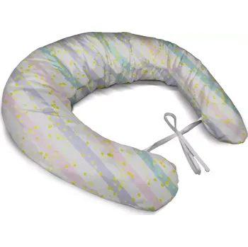 Polštář Sablio Těhotenský polštář Pruhy a tečky štětcem