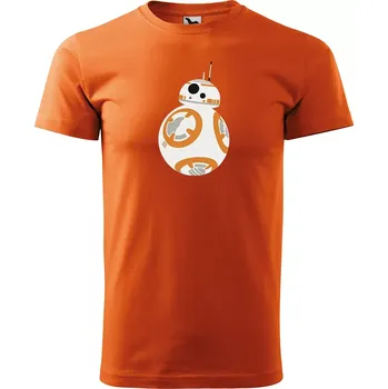 Sablio Tričko s potiskem Star Wars BB-8 - oranžové S