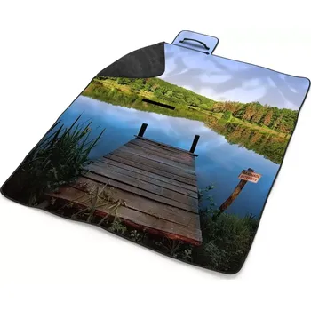 deka Sablio Plážová deka Molo na jezeře: 200x140 cm