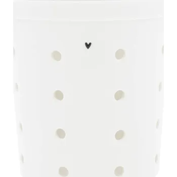 Dóza na potraviny Bastion Collections Keramická nádoba na česnek Black Heart