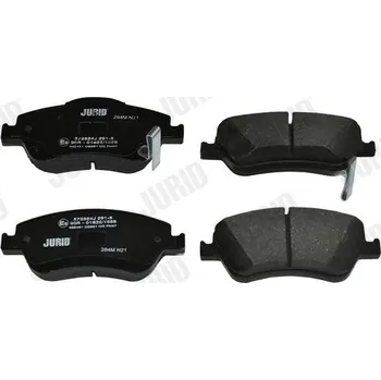Brzdová destička Sada brzdových destiček, kotoučová brzda JURID 572524J