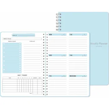 Set školních potřeb _Ostatní 1_ Diář nedatovaný plánovací motivační kalendář týdenní A5 kroužková vazba x02569x