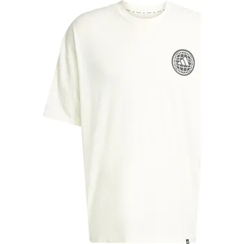 Pánské tričko Pánské Tričko s krátkým rukávem ADIDAS GFX TEE GLOB Q3 KC5855 – Bílá XL