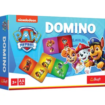 Domino TREFL HRA Domino Tlapková Patrola 21 dílků karton *SPOLEČENSKÉ HRY* tr02539