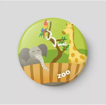 Magnetická kreslící tabulka Zoo - plánovací magnetka