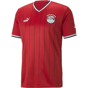 PUMA Pánský fotbalový dres Egypt 22/23 2XL BÍLÁ|ČERVENÁ